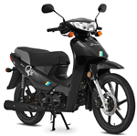 Moto SIAM QU 110 BASE RAYOS 107 cc Freno Tambor Negro